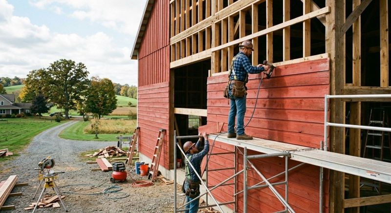 Barn Siding Installation in Jasper, GA