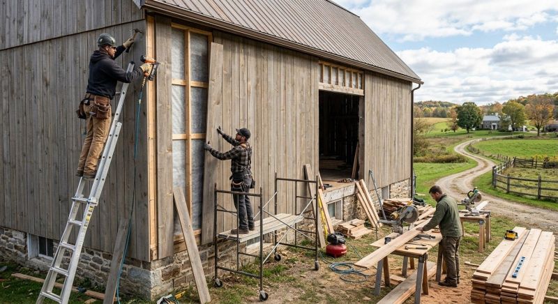 Barn Siding Installation in Murray County, GA