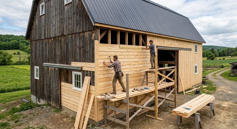 Barn Wood Siding Installation in Ellijay, GA