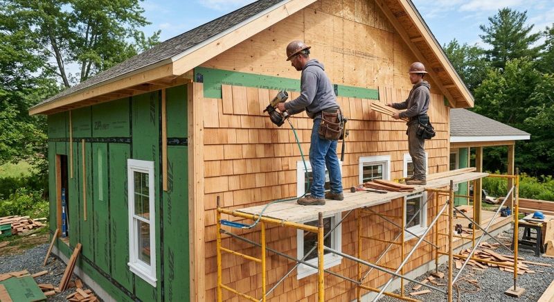 Cedar Siding Installation in Blue Ridge, GA