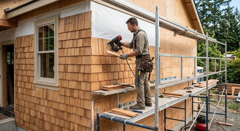 Cedar Siding Installation in Blue Ridge, GA