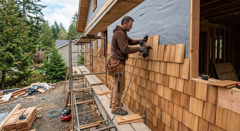 Cedar Siding Installation in Chatsworth, GA