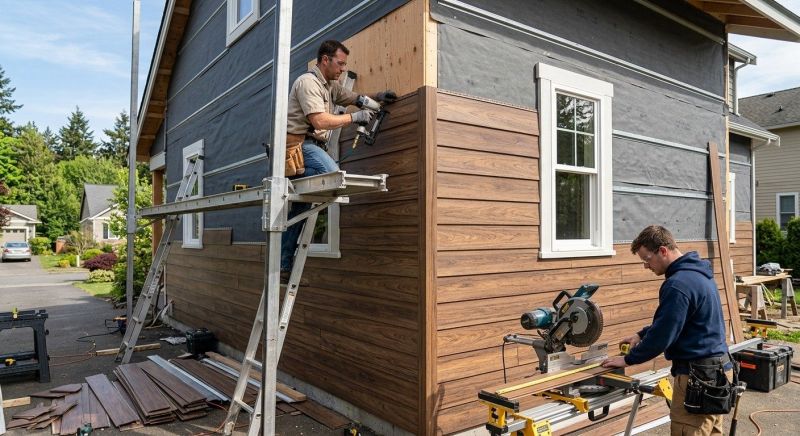 Faux Wood Siding Installation in Murray County, GA