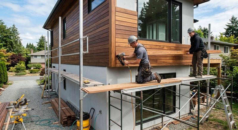 Hardwood Siding Installation in Blue Ridge, GA