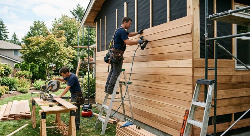 Hardwood Siding Installation in Chatsworth, GA