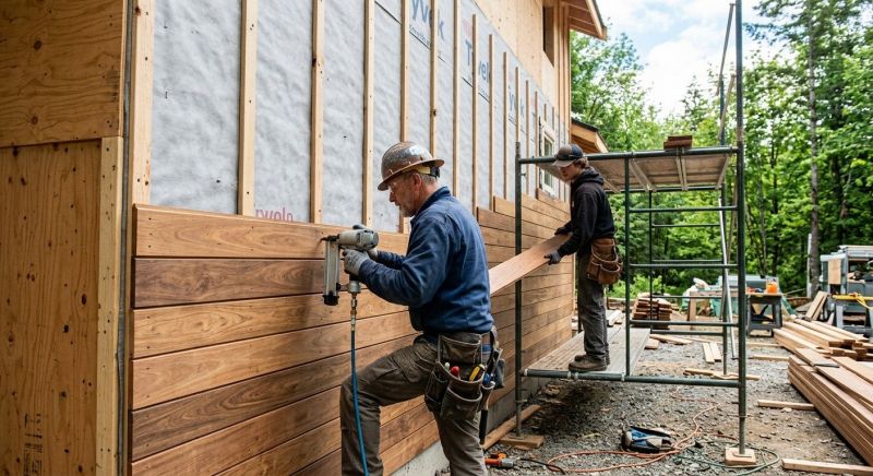 Hardwood Siding Installation in Suches, GA