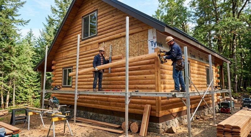 Log Siding Installation in East Ellijay, GA