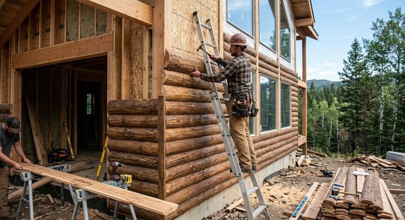 Log Siding Installation in East Ellijay, GA
