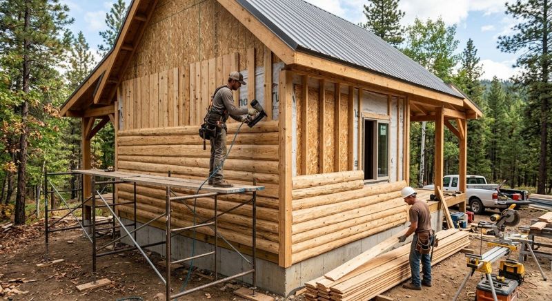 Log Siding Installation in Ellijay, GA