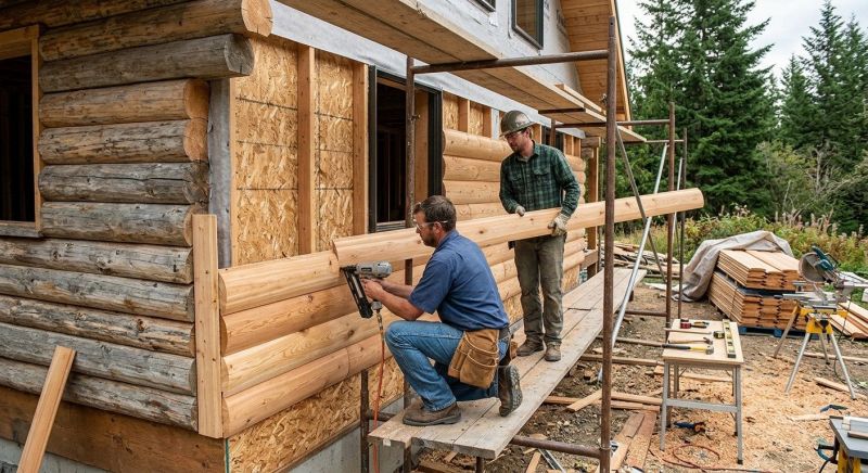 Log Siding Installation in Morganton, GA