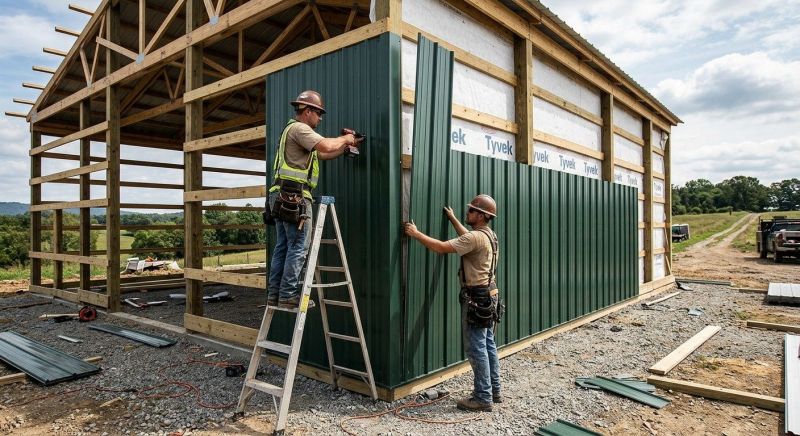 Metal Barn Siding Installation in Ellijay, GA